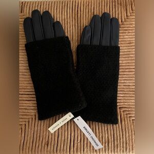 Silence + Noise Leather Gloves NWT